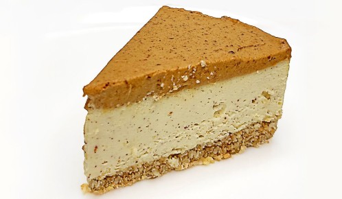 Карамельный кето чизкейк с уникальной солёной карамелью