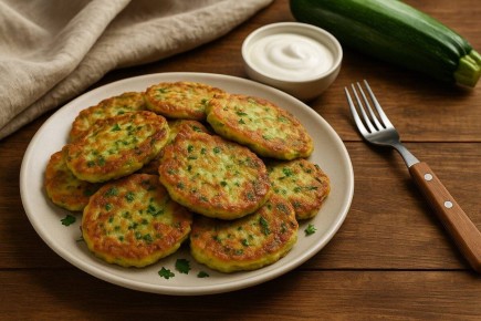 Кабачковые оладьи, которые исчезают быстрее, чем жарятся