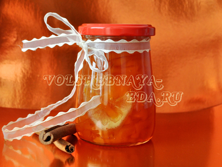 Ароматное тыквенное варенье с лимоном и апельсином