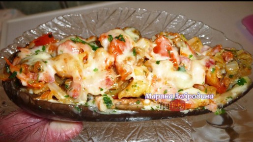 Лодочки из баклажанов: вкусное и красочное угощение для всей семьи