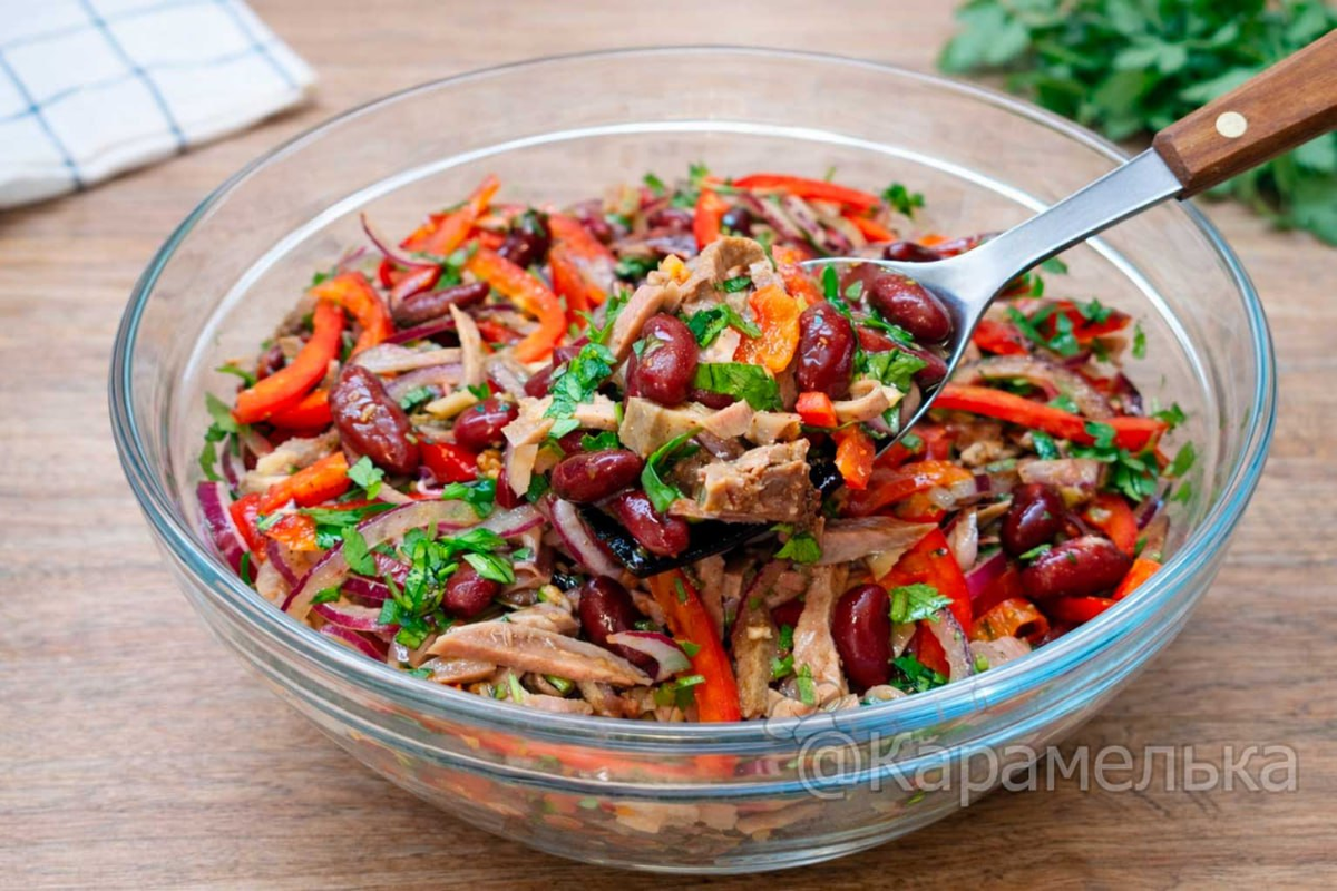 Сочный грузинский салат без майонеза: идеальная закуска для любого стола