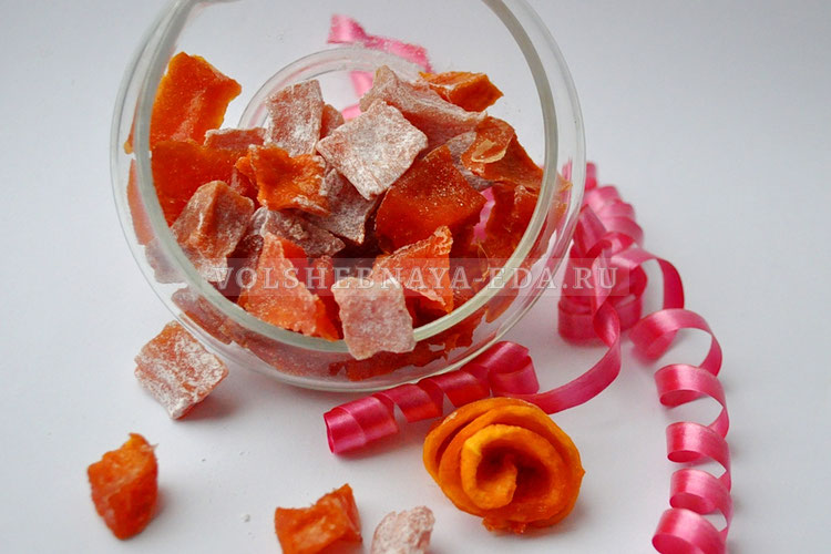 Как приготовить тыквенные цукаты