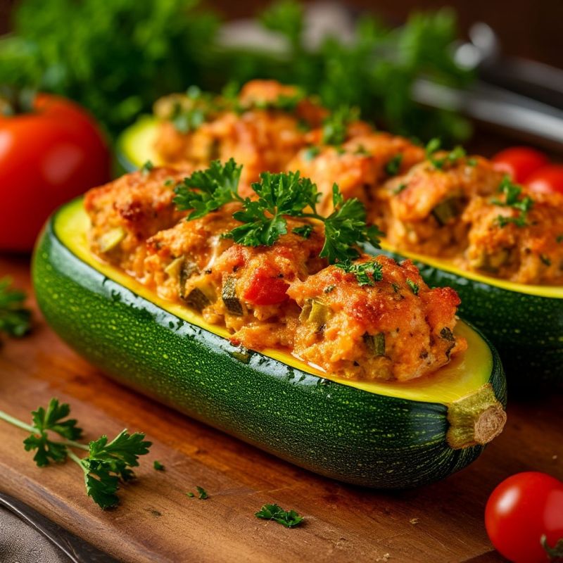 Сочные фаршированные кабачки: Простой и вкусный рецепт на любой вкус