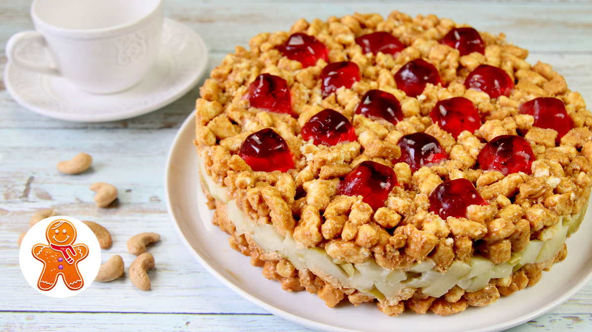 Торт 'Резекне': как создать торт с яблочной прослойкой