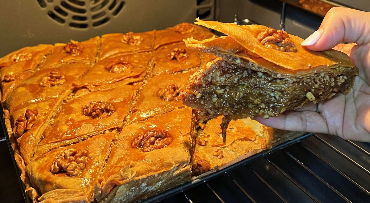 Пахлава, которая завоюет ваше сердце: незабываемый уютный десерт