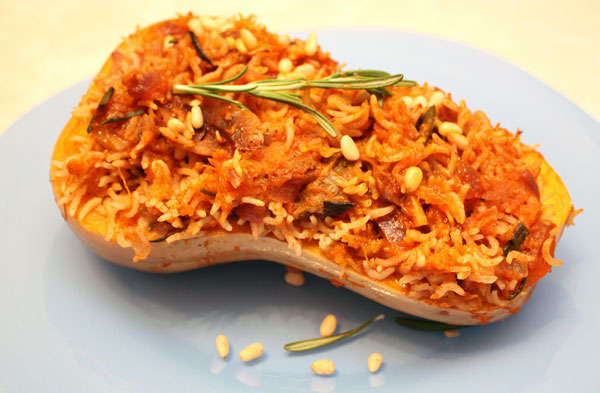 Фаршированная тыква по рецепту Джейми Оливера