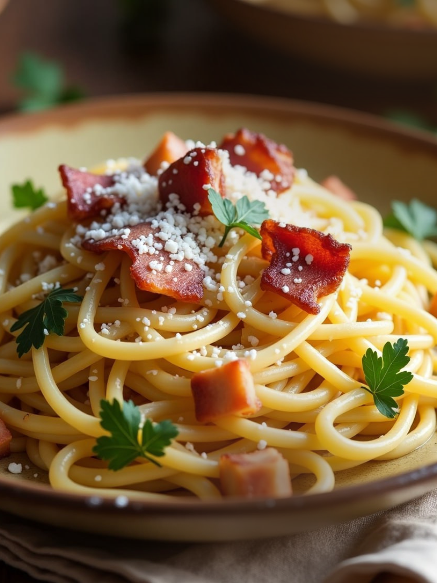 Паста карбонара: быстрое и простое наслаждение на вашей кухне