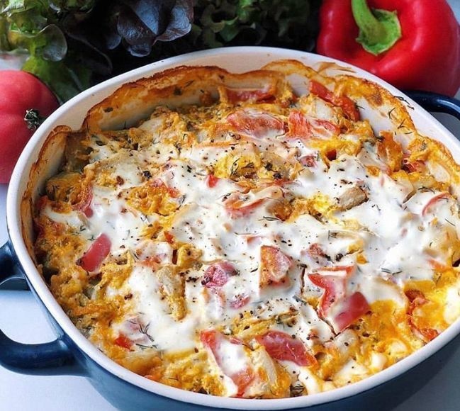 Рыбная запеканка