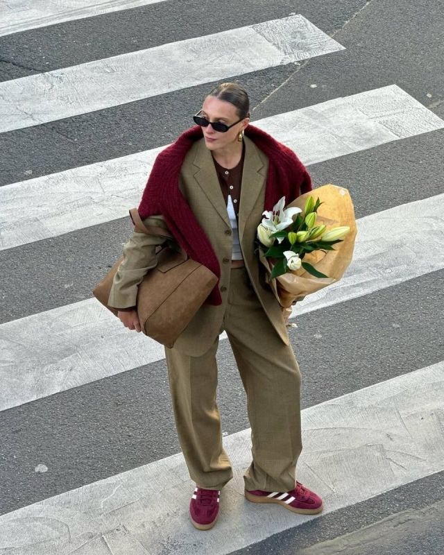 Элегантное сочетание: зеленый и винный