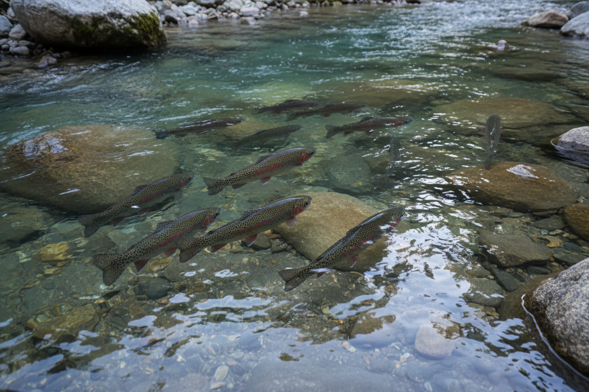 Форель в садовом пруду: причина разочарования в летние жаркие дни