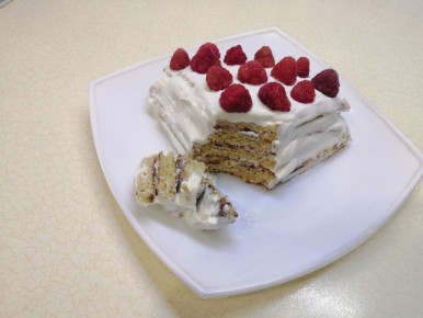 Нежный десерт на базе яблок и творога для легкого похудения