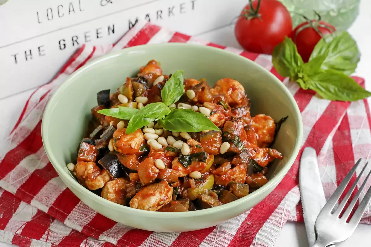 Вкусный цыплёнок с капонатой: Итальянская классика на вашей кухне