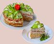 Необычные несладкие торты к 23 февраля: мясной, с лососем и блинный